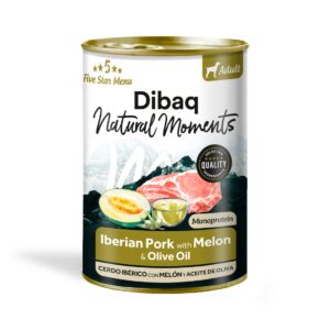 DIBAQ NATURAL MOMENTS DOG LATA - CERDO IBÉRICO CON MELÓN