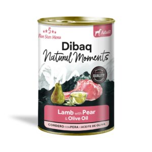 DIBAQ NATURAL MOMENTS DOG LATA - CORDERO CON PERA