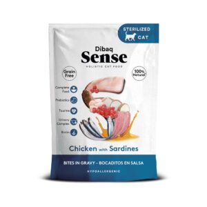 DIBAQ SENSE BITES - POLLO CON SARDINAS
