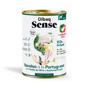 DIBAQ SENSE DOG LATA - BACALAO A LA PORTUGUESA
