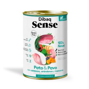 DIBAQ SENSE DOG LATA - PATO Y PAVO